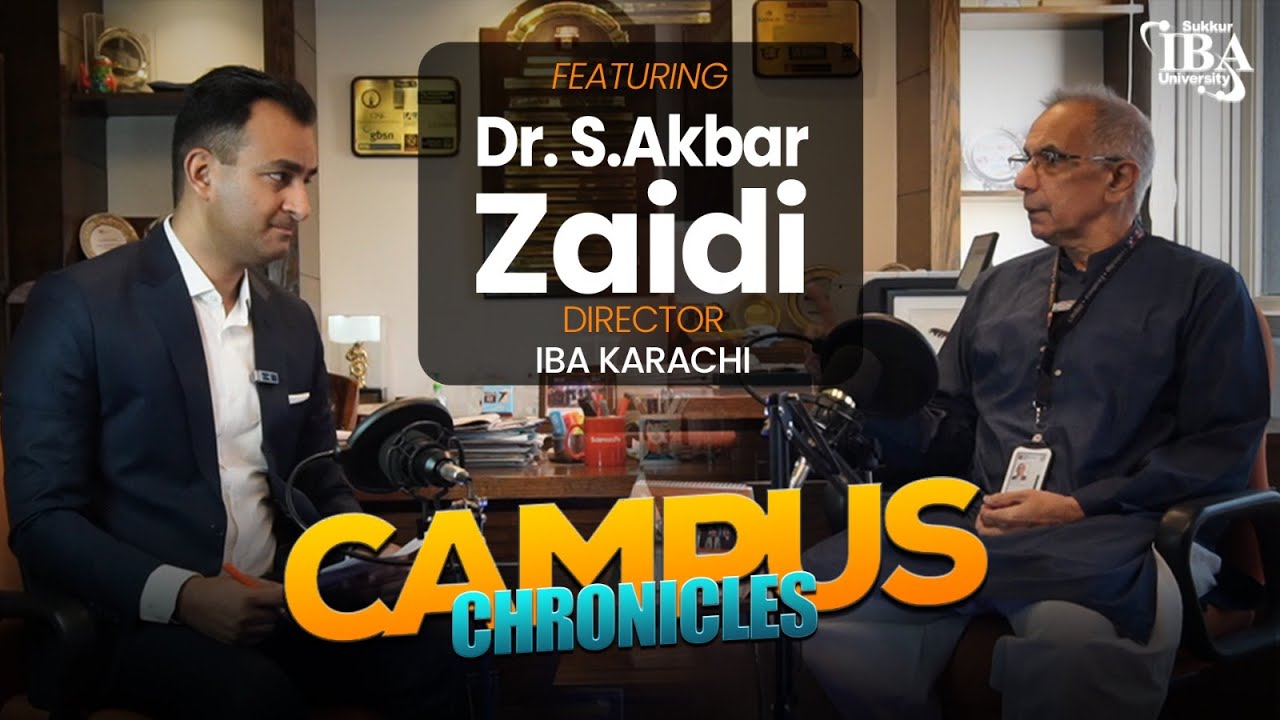 Talk with Director IBA Karachi Dr S.Akbar Zaidi | Challenges & Opportunities in Higher Education