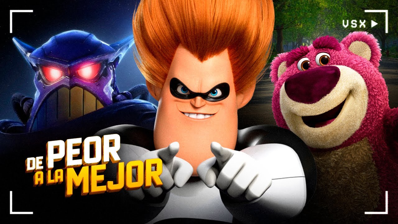 Villanos Pixar de PEOR a MEJOR - VSX Project