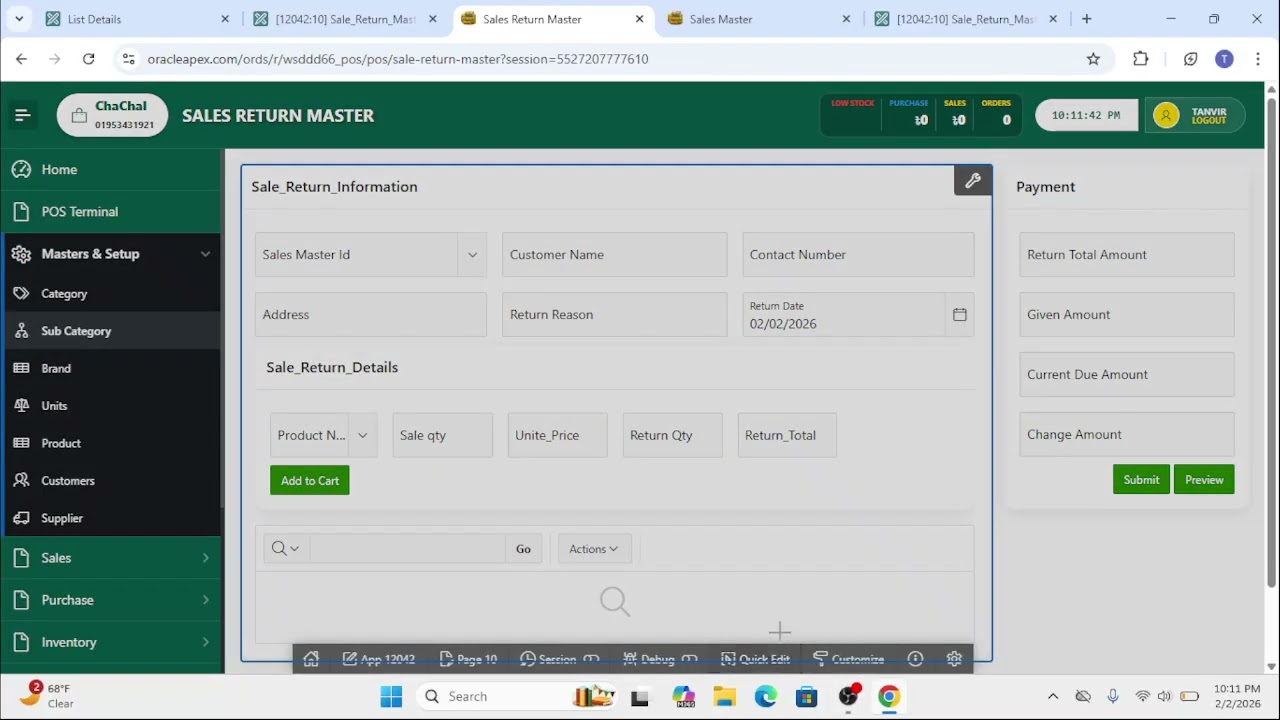 Navigation Menu | Oracle APEX 24.2