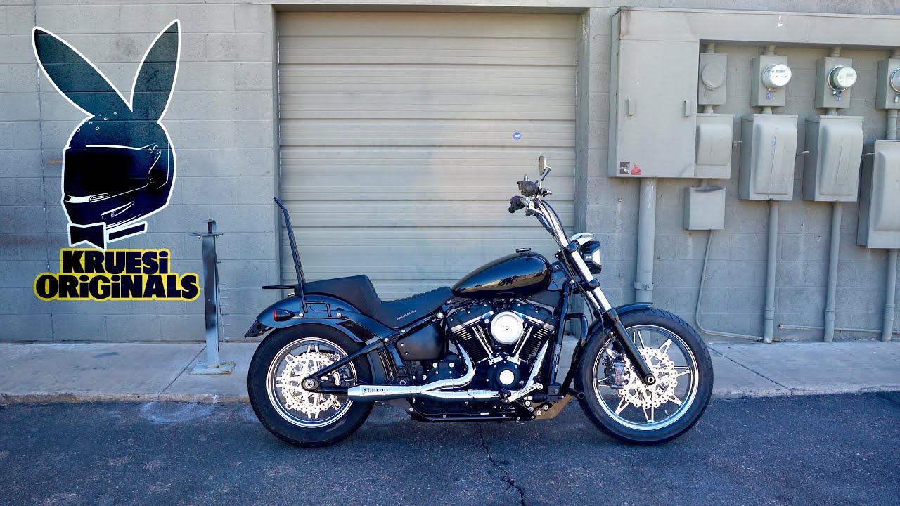 Финальный осмотр и тест-драйв кастомного M8 Street Bob Softail 2020 года от Kruesi Vlog 82
