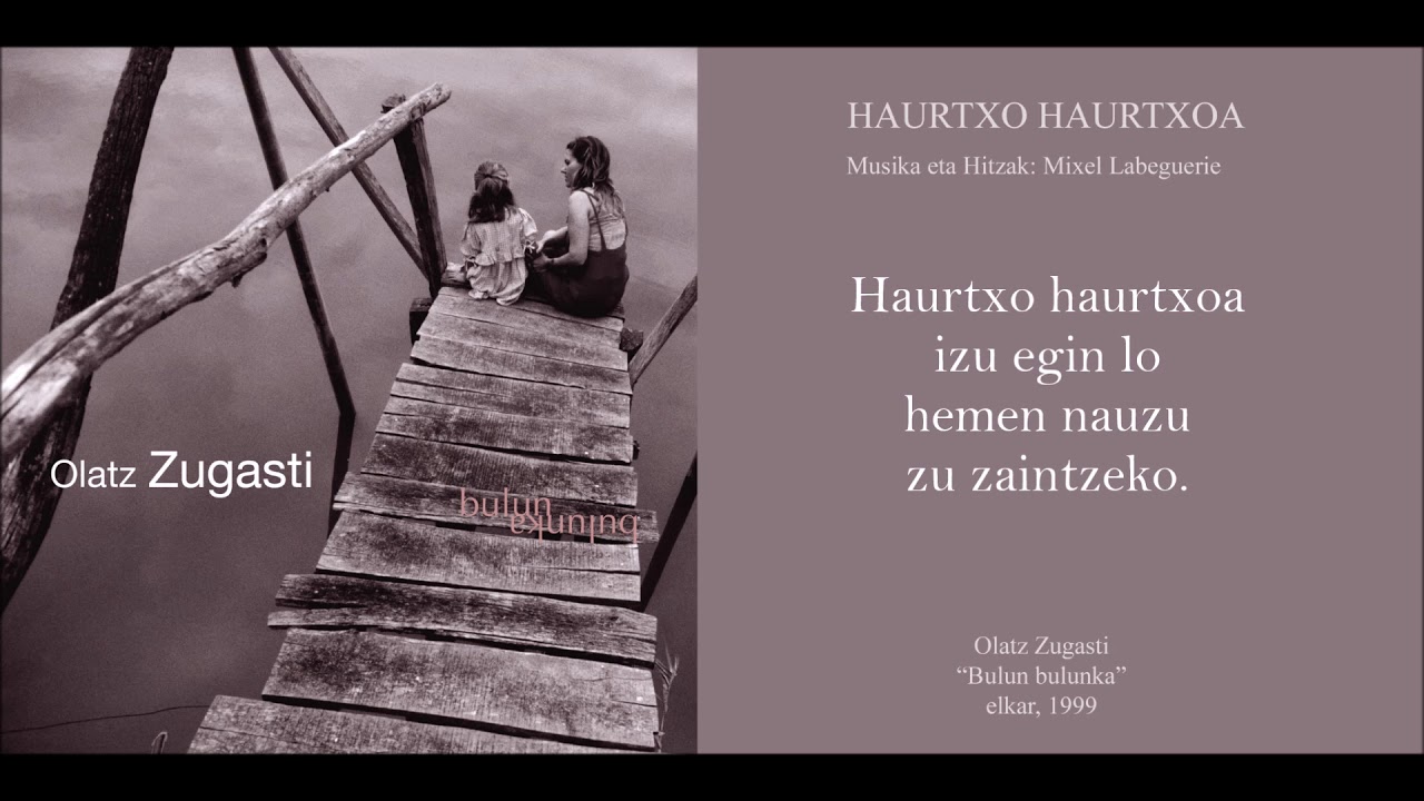 OLATZ ZUGASTI - HAURTXO HAURTXOA (Lyric Video)