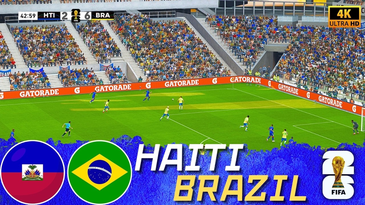 🔴Haiti vs Brazil | FIFA World Cup 2026 FINAL Match | PES 2021 Gameplay #worldcupfinal