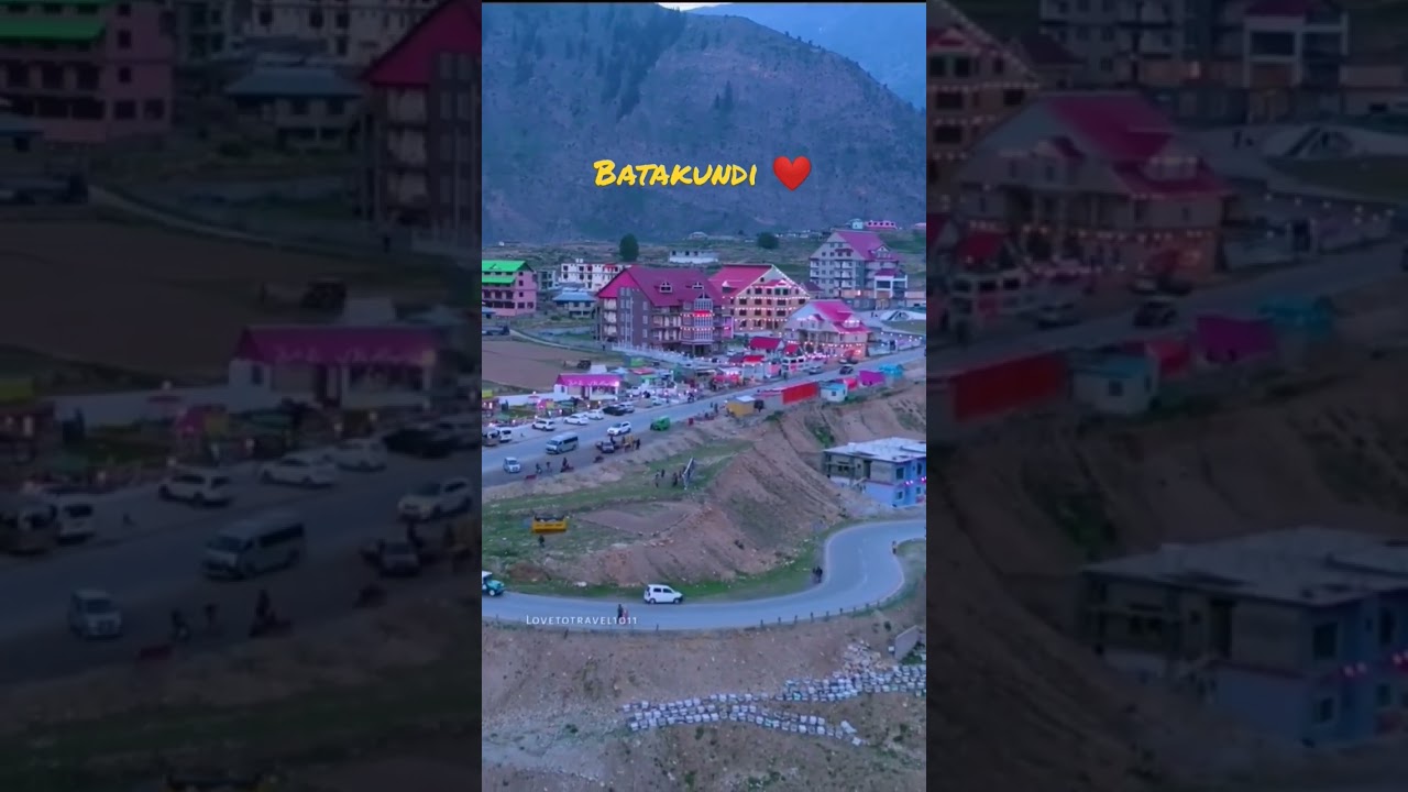 Beautiful Drone View of Batakundi Naran Valley ❤️🌲