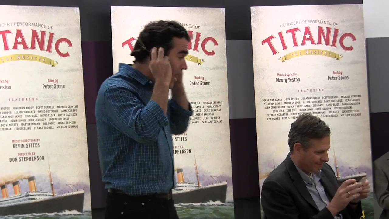 Brian D'Arcy James sings from Titanic (again)