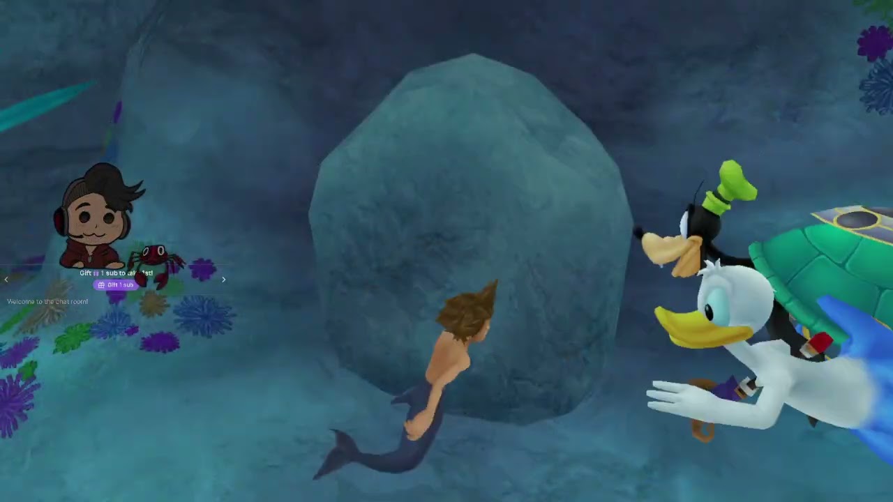 kingdom hearts but we get calamari and fight more heartless with my pets who scream at me