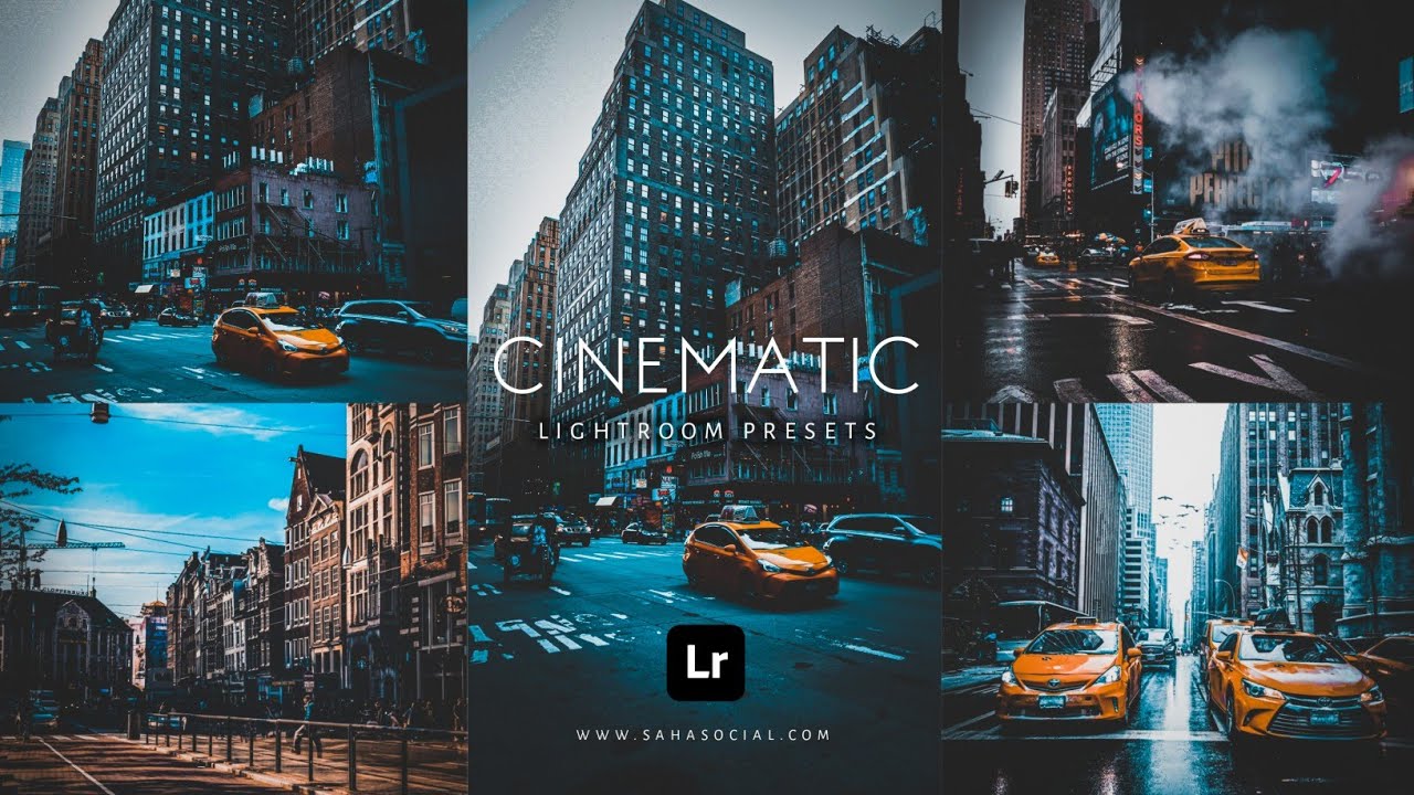 Lightroom Cinematic Photo editing||Cinematic Lightroom presets - saha Social