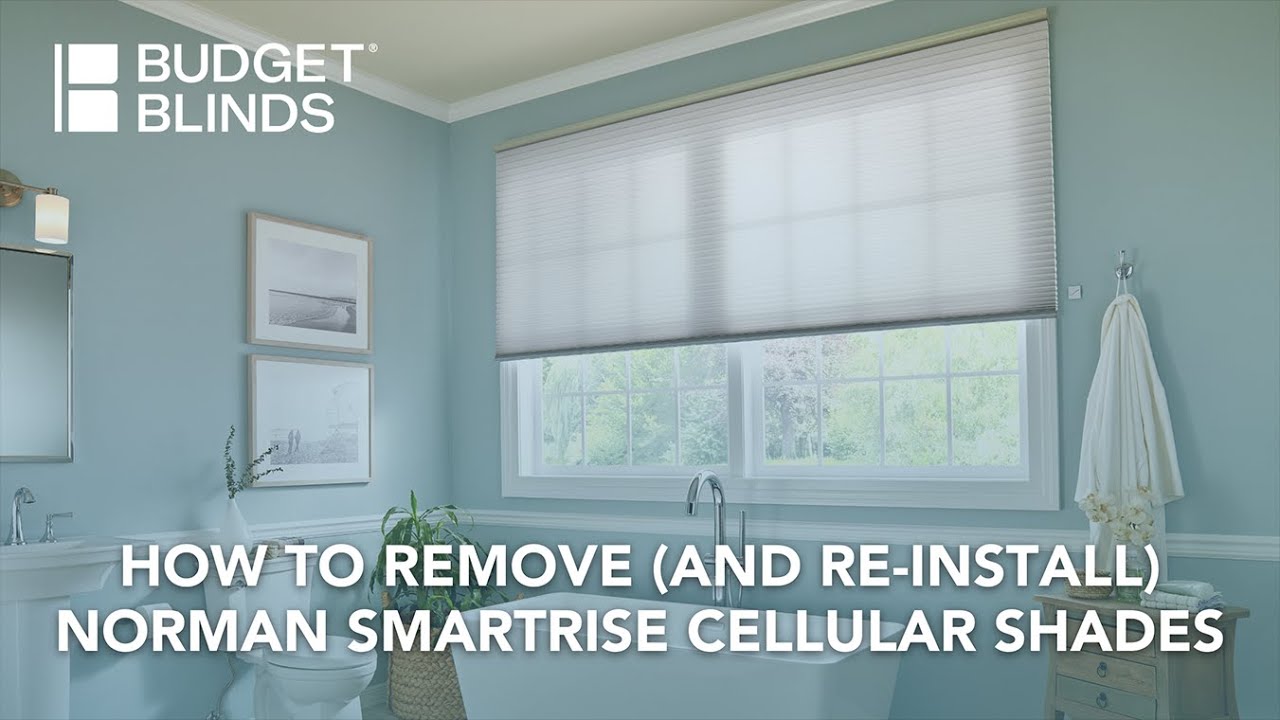 How to Remove (and Re-Install) Norman SmartRise Cellular Shades