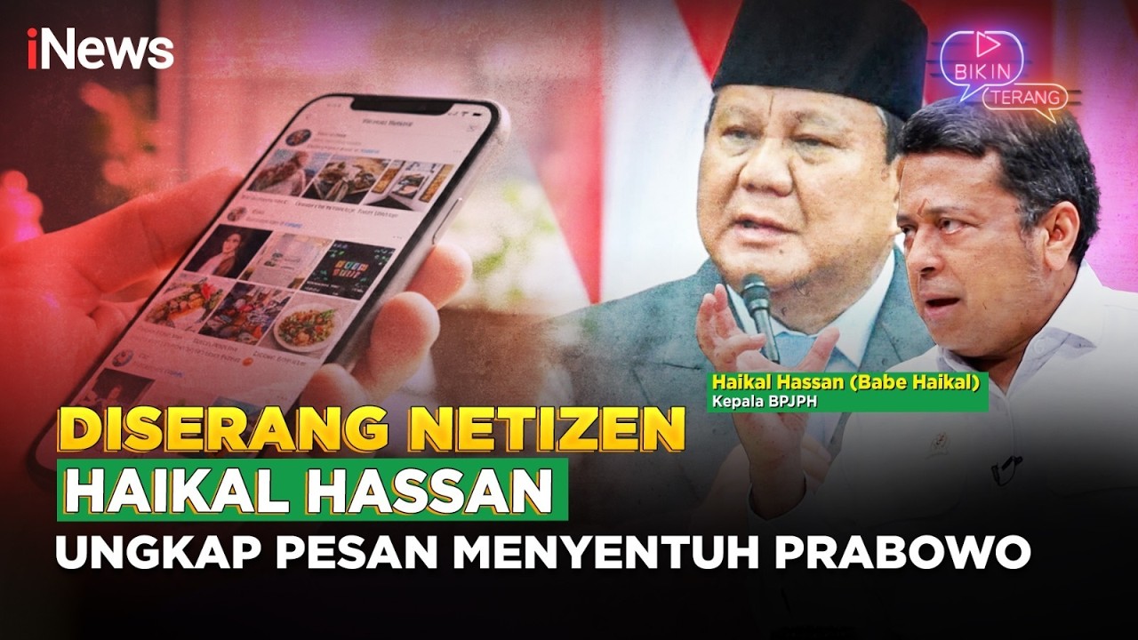 Haikal Hassan Ungkap Sisi Lain Prabowo: 'Pikiran Beliau Terkonfirmasi Al-Qur'an & Hadist