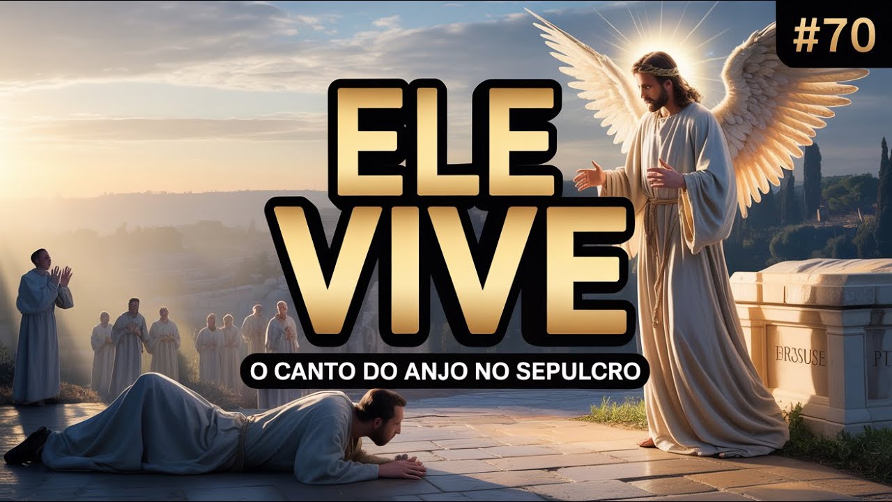 🕊️✨ O Canto do Anjo no Sepulcro: “Ele Vive” e o Medo Cai ao Chão 🙏