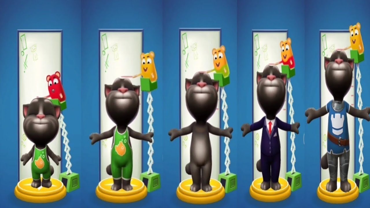 Happy Birthday Level 10 Vs Level 15 Vs Level 20 Vs Level 25 Vs Level 30 Vs Level 35 My Talking Tom 2