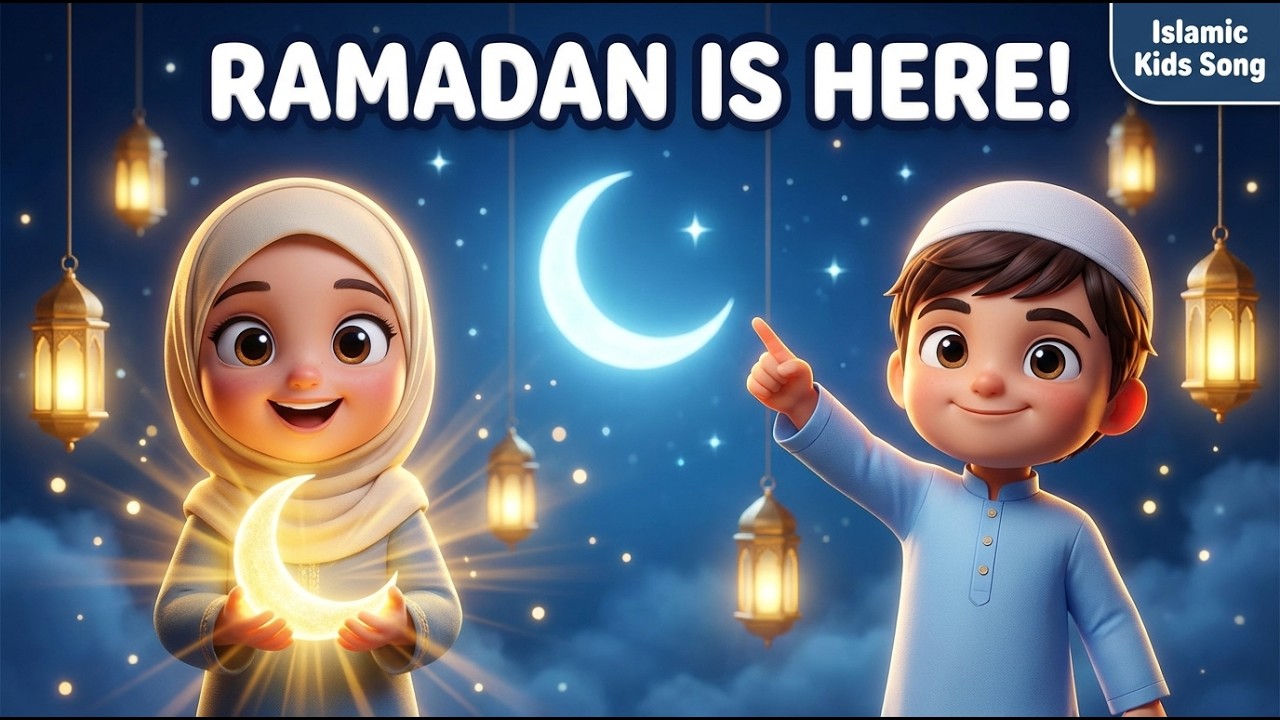 Welcome Ramadan🌙| Islamic Rhymes for Children | Islamic Moral Story for Kids | Little Deen World