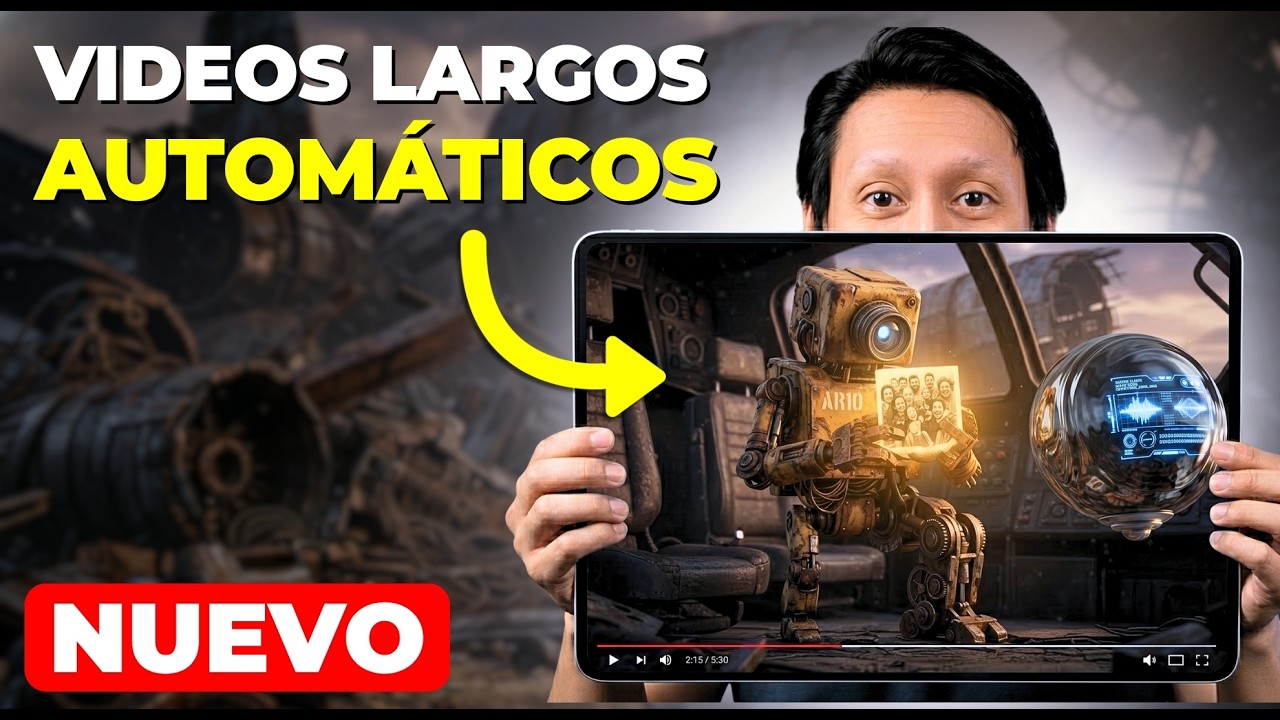 C&oacute;mo crear videos largos virales de ALTA CALIDAD autom&aacute;ticamente ⚡️ (flujo completo)