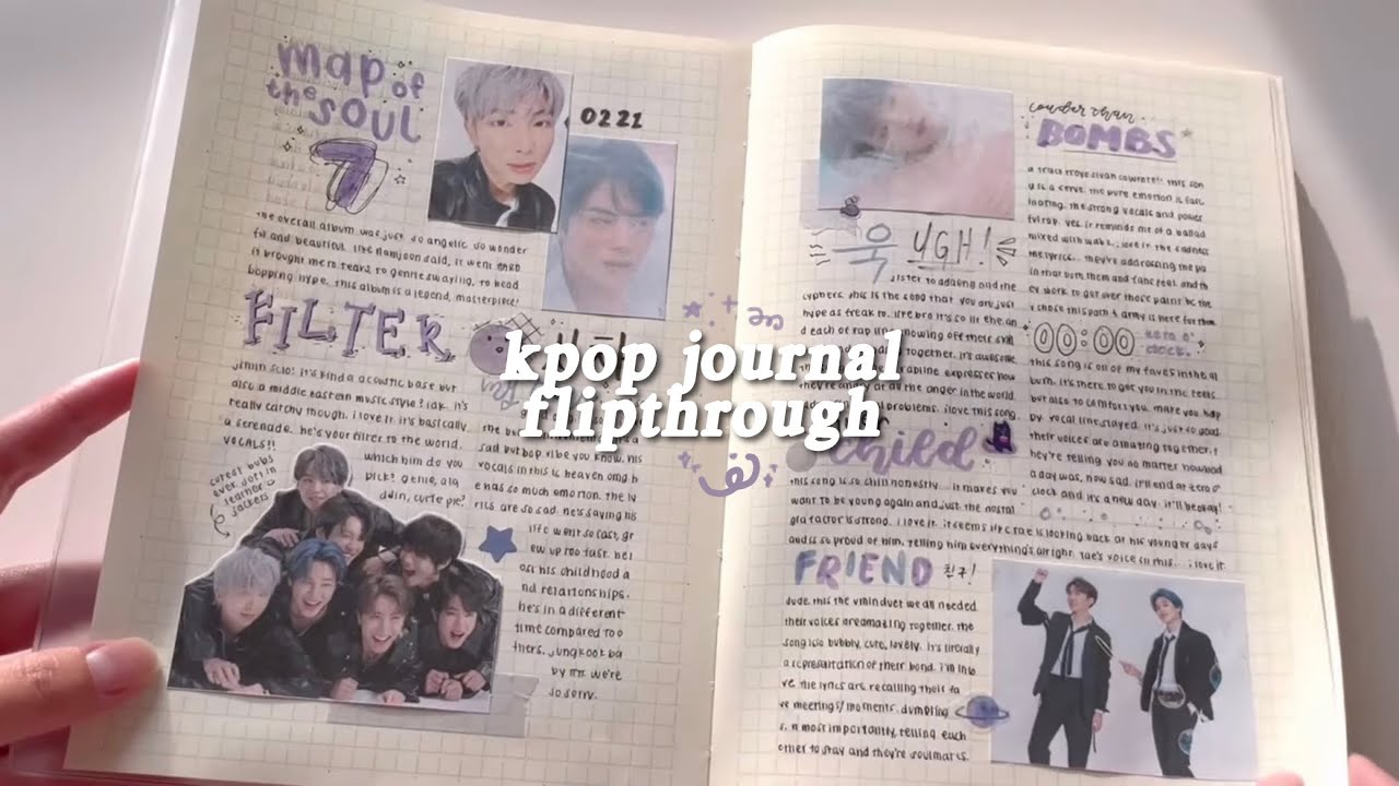 kpop journal flipthrough #4 🍧