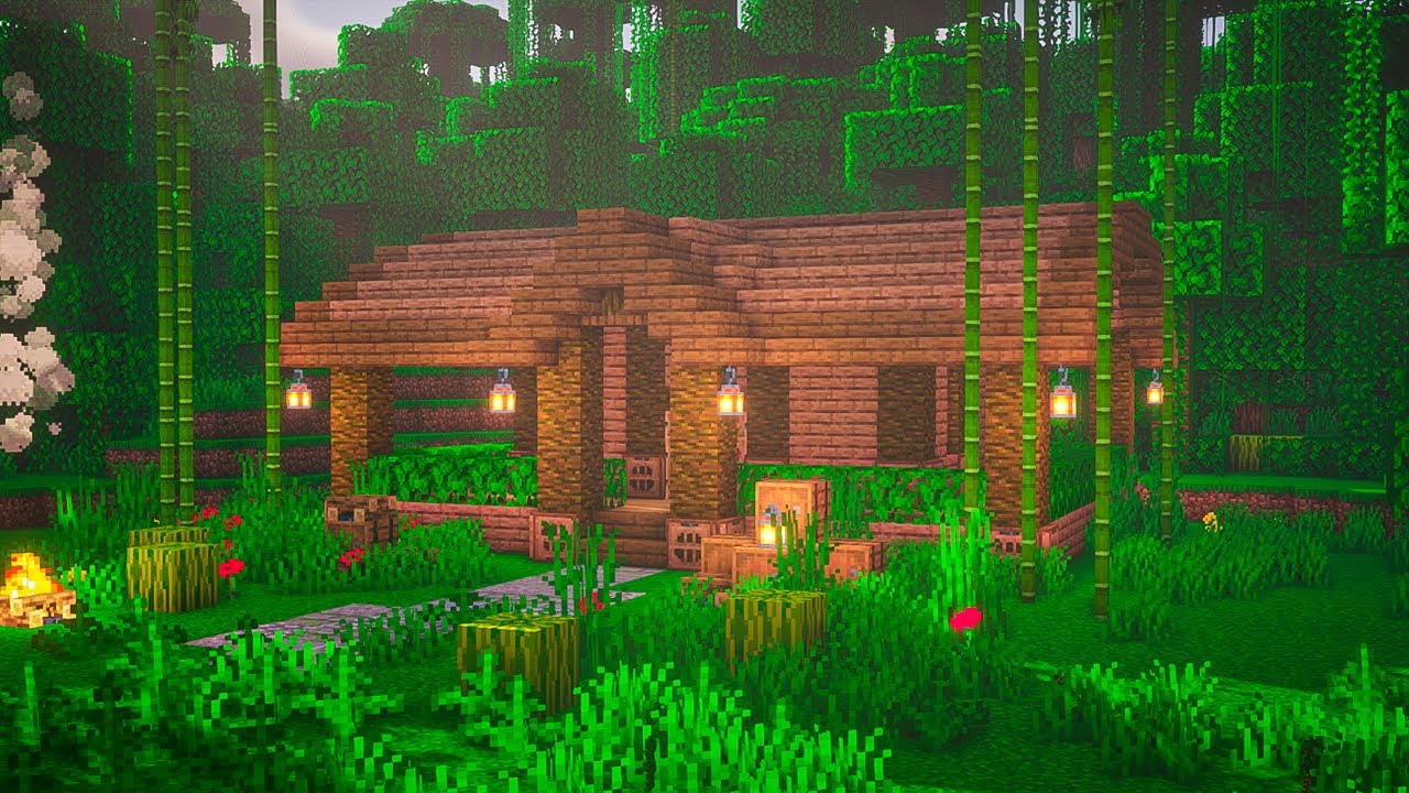 Minecraft: How to Build Jungle House