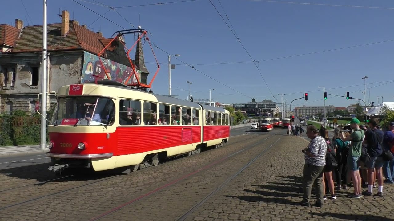 Tramvajový průvod Špejchar