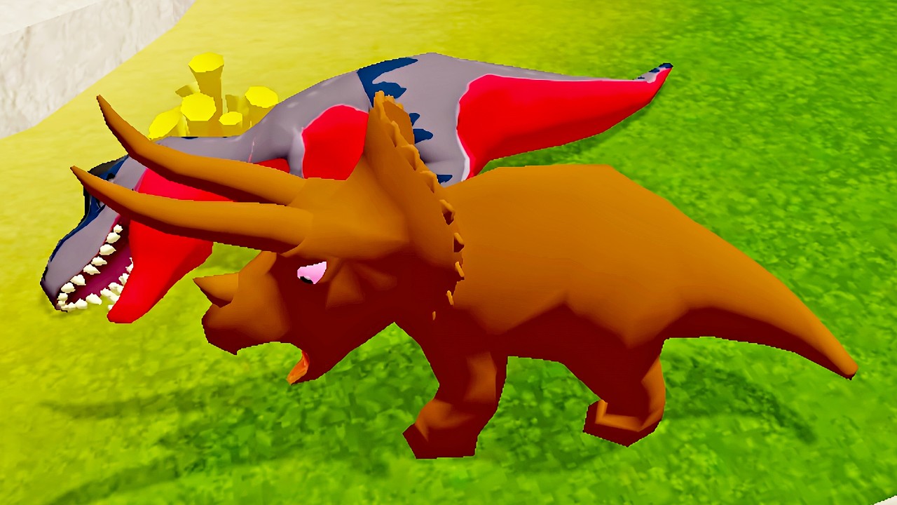 Triceratops is A Real Threat to T-Rex! | Dino Simulator Game #7