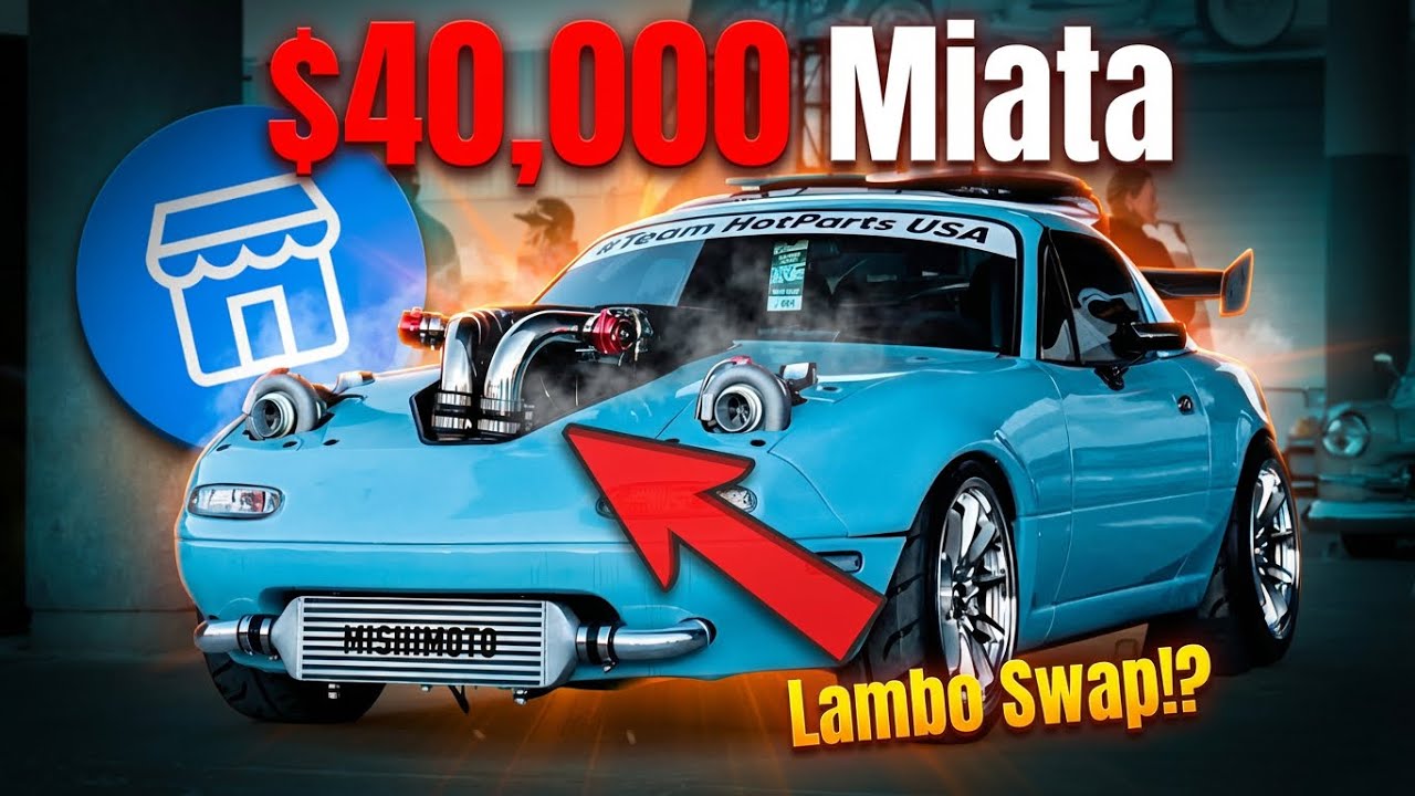 Twin Turbo Lambo Swapped SEMA Miata Is For Sale?!? - Facebook Ricers For Sale