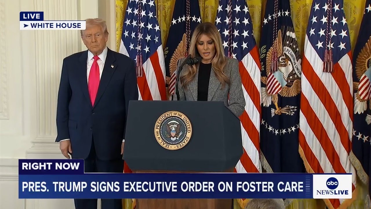 LIVE: President Trump signs executive order on foster care