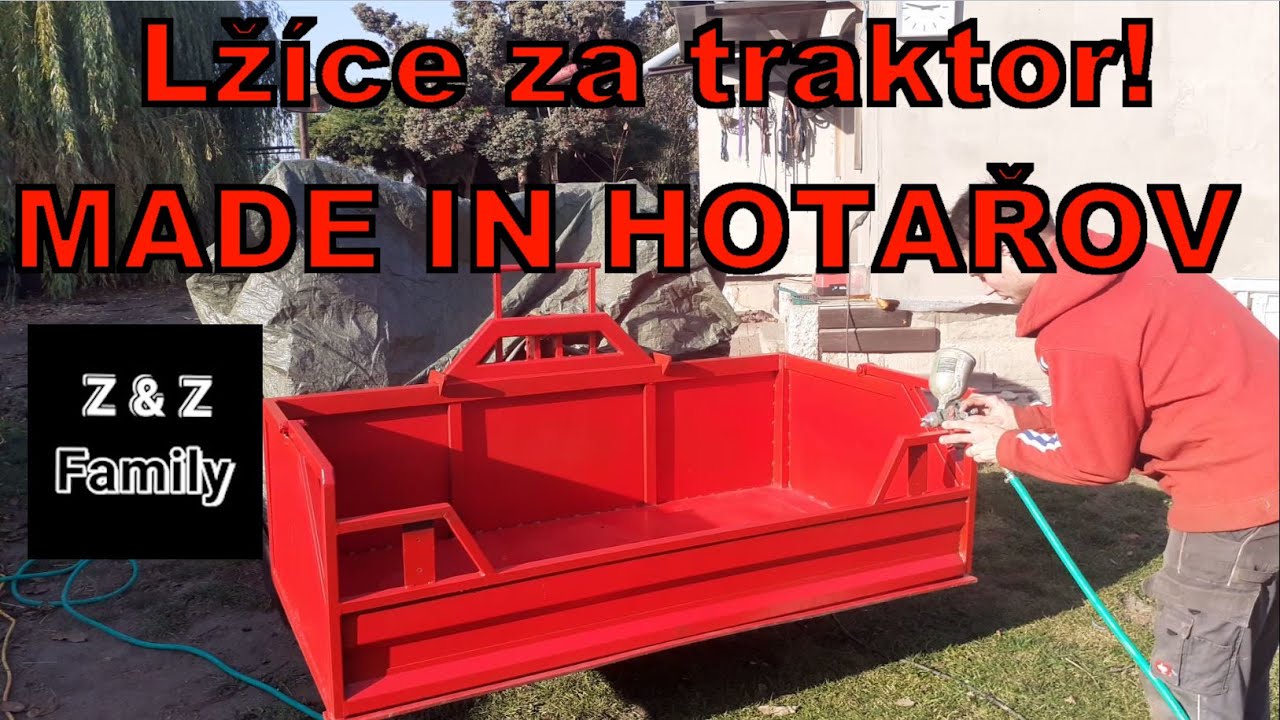 Nová lžíce - bedna za traktor od Zdeňka Hotaře! Zetor 3511 - výměna chladící kapaliny za nemrznoucí