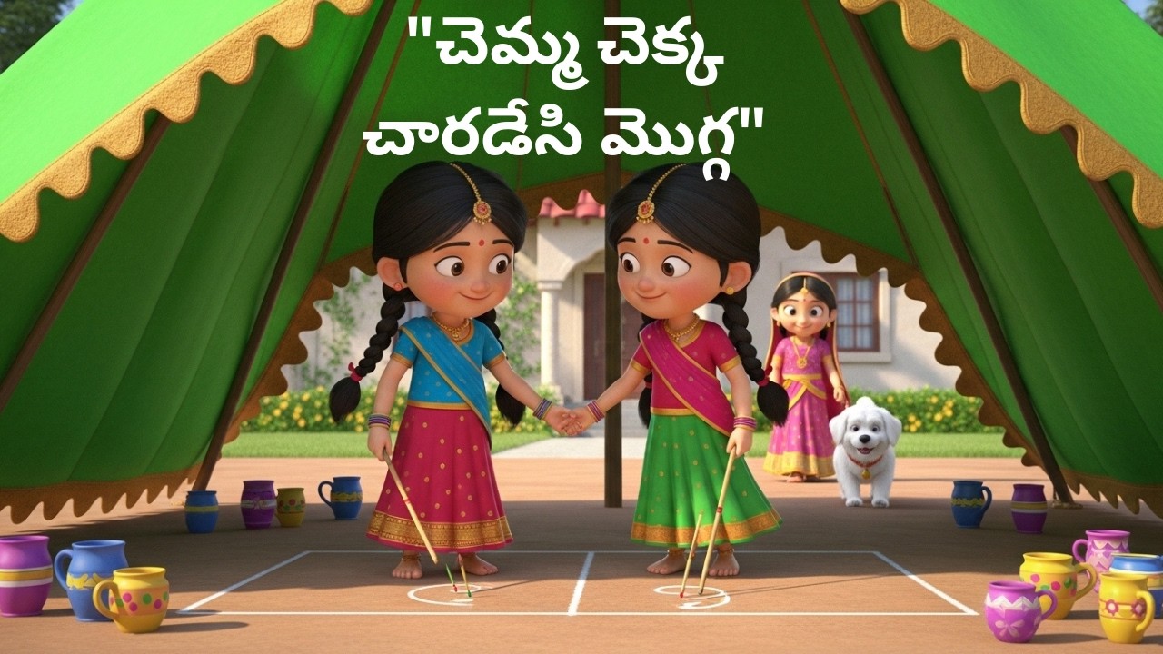 Chemma chekka | Telugu Rhymes#rhymes #nursaryrhymes #chemma #chekka #animation