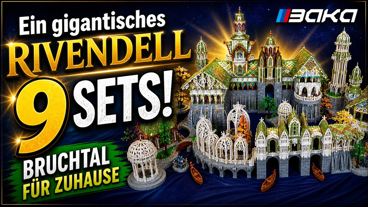 Ein gigantisches Rivendell - Neun Baka Sets bringen Bruchtal zu Euch nach Hause