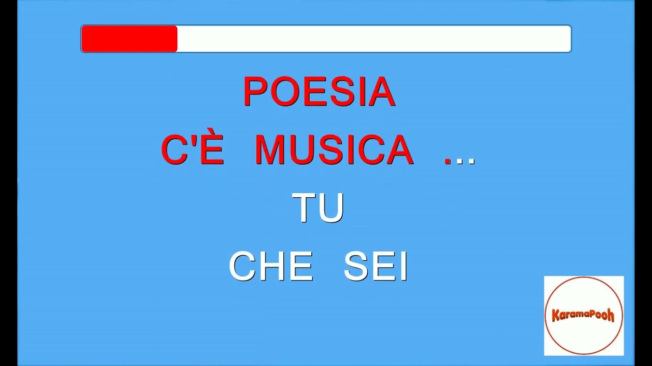 SE PERDO TE - KARAOKE ROBY  FACCHINETTI