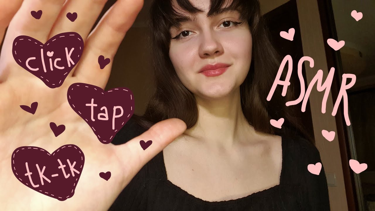 mouth sounds tk-tk, click and tap-tap 🤍 asmr