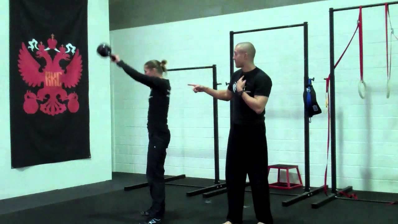RKC kettlebell training - the swing and snatch
