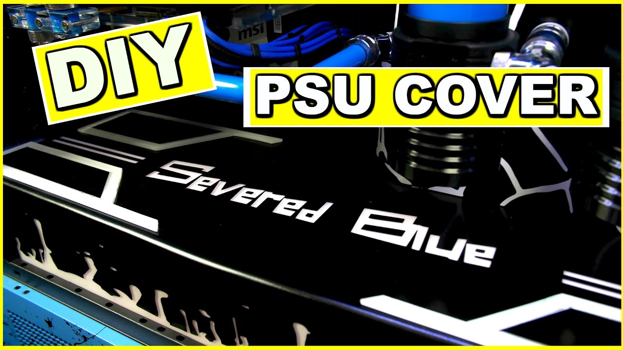 DIY Acrylic PSU Cover Tutorial - How to Make a PC Power Supply Shroud