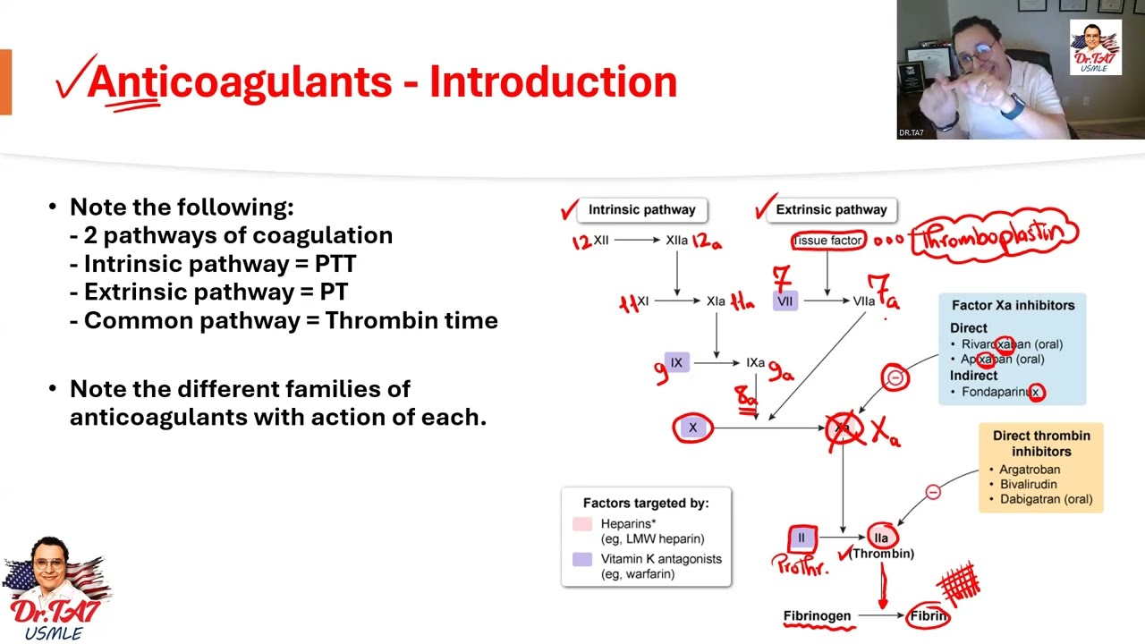 DR TA7: BLOOD PHARMACOLOGY 1