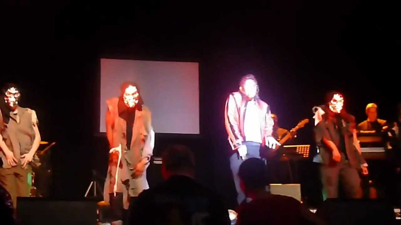 Navi Michael Jackson impersonator Southend-on-sea Cliff Pavillion Thriller Live 28/03/13