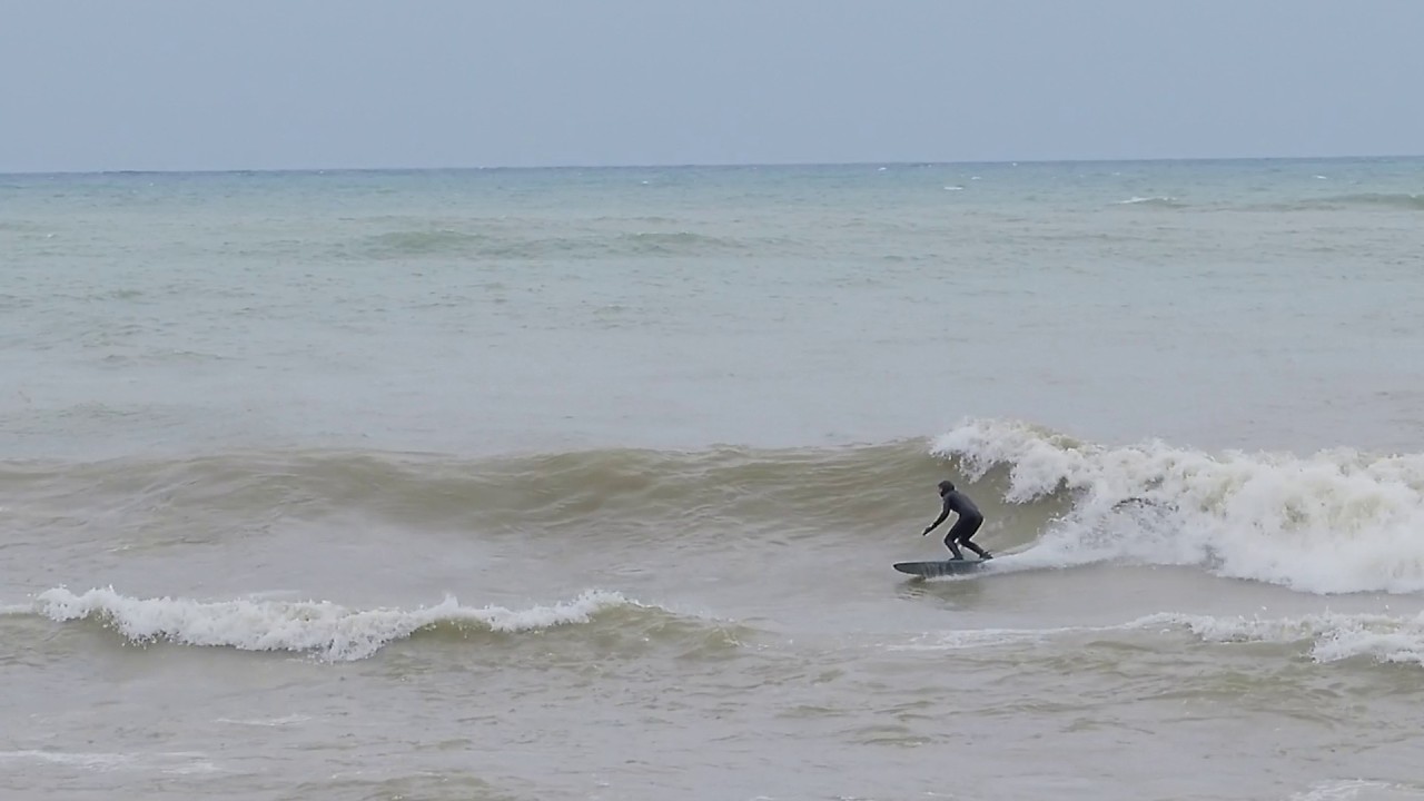 2026.02.24 chunky lake michigan waves, great lakes surfing