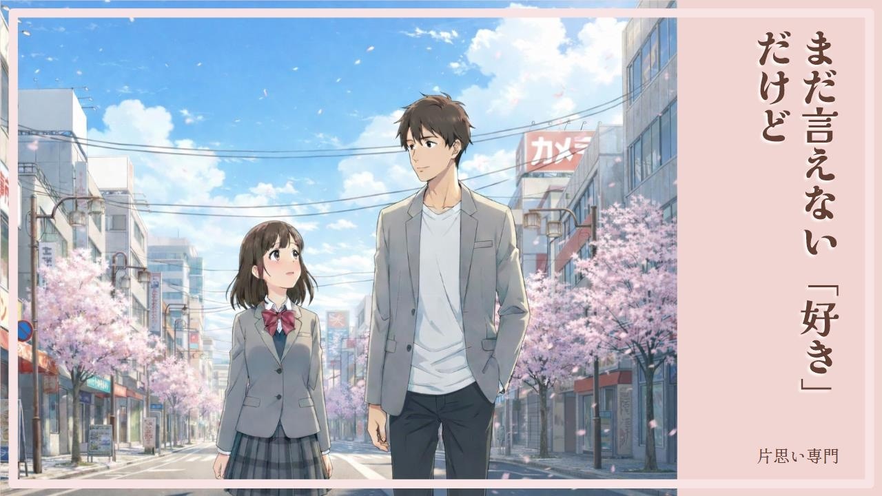 まだ言えない「好き」だけど