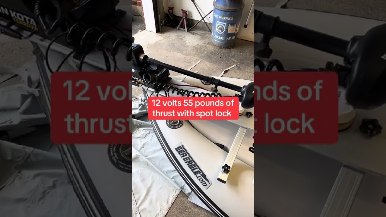 Sea eagle paddleski 437ps with spot lock trolling motor