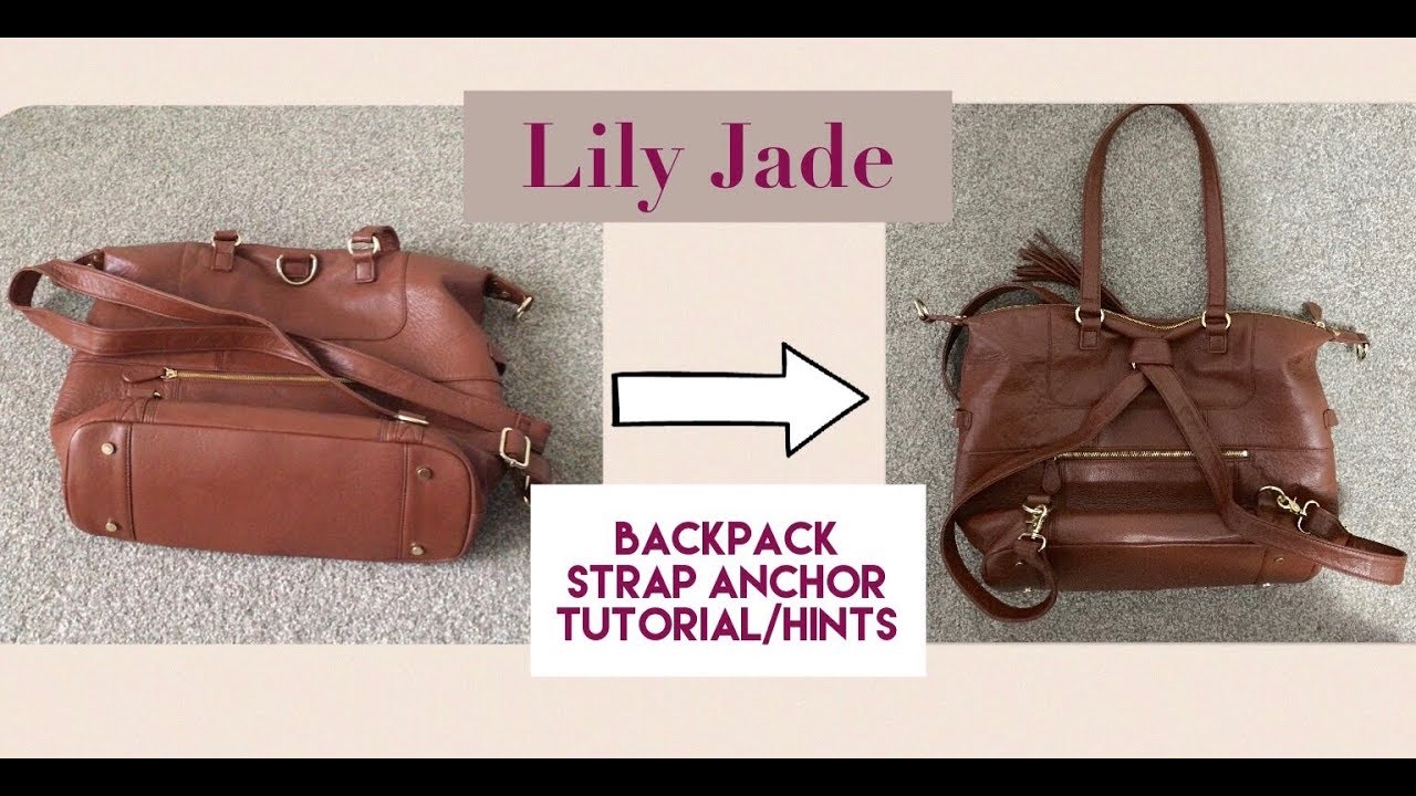 Lily Jade - Backpack Straps Anchor Tutorial/Hints