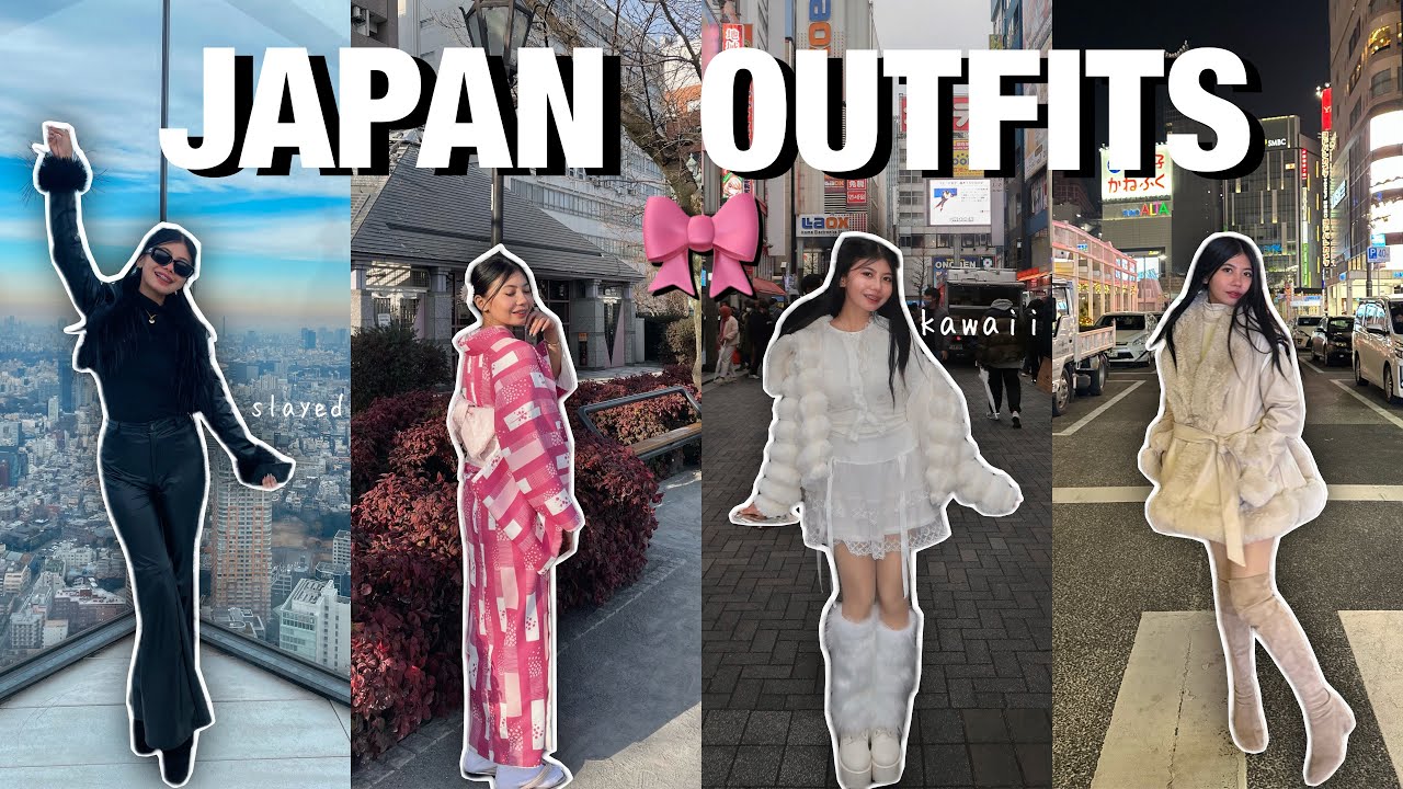 OUTFITS I WORE IN JAPAN 🎀 | Shaina Denniz