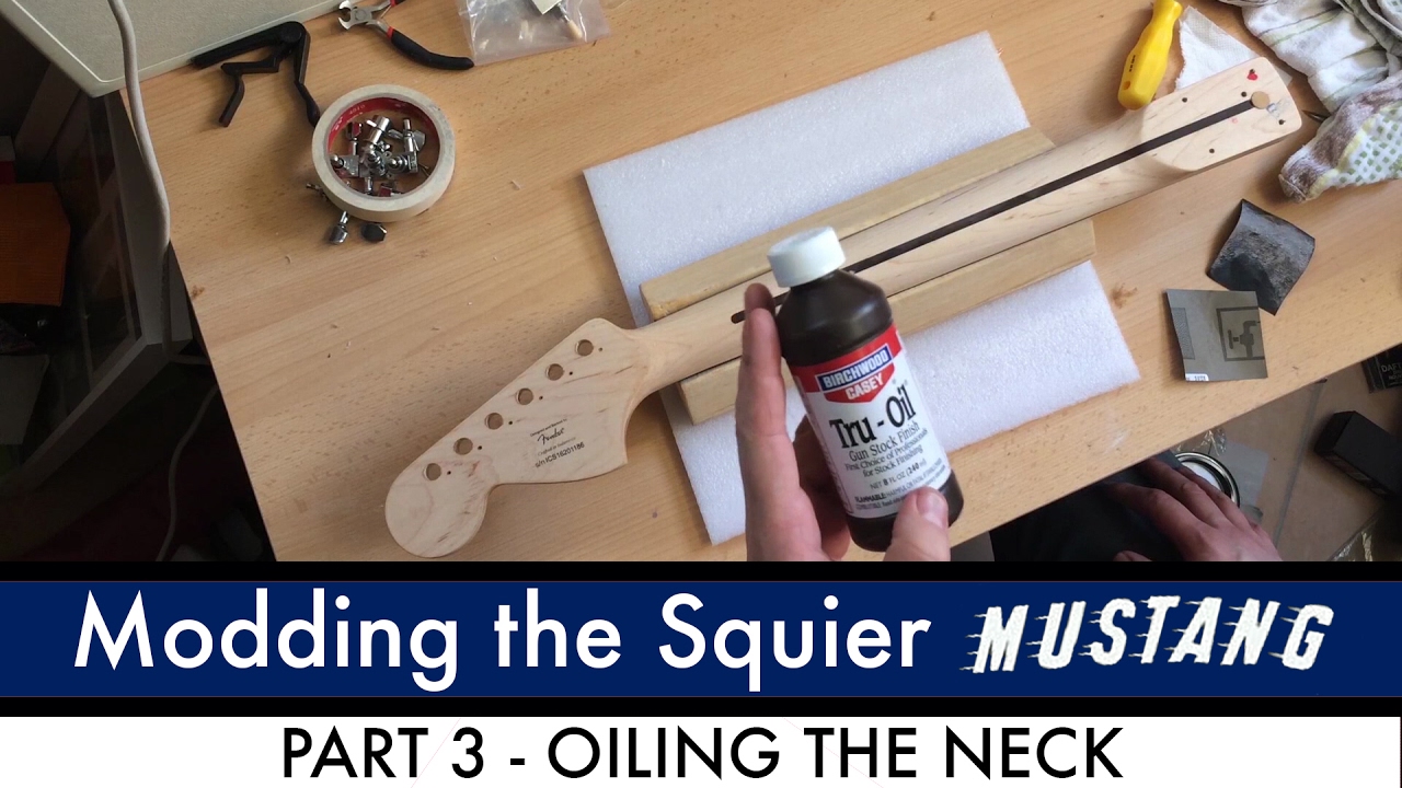 Modding the Mighty Bullet Mustang Part 3 - Oiling the Neck