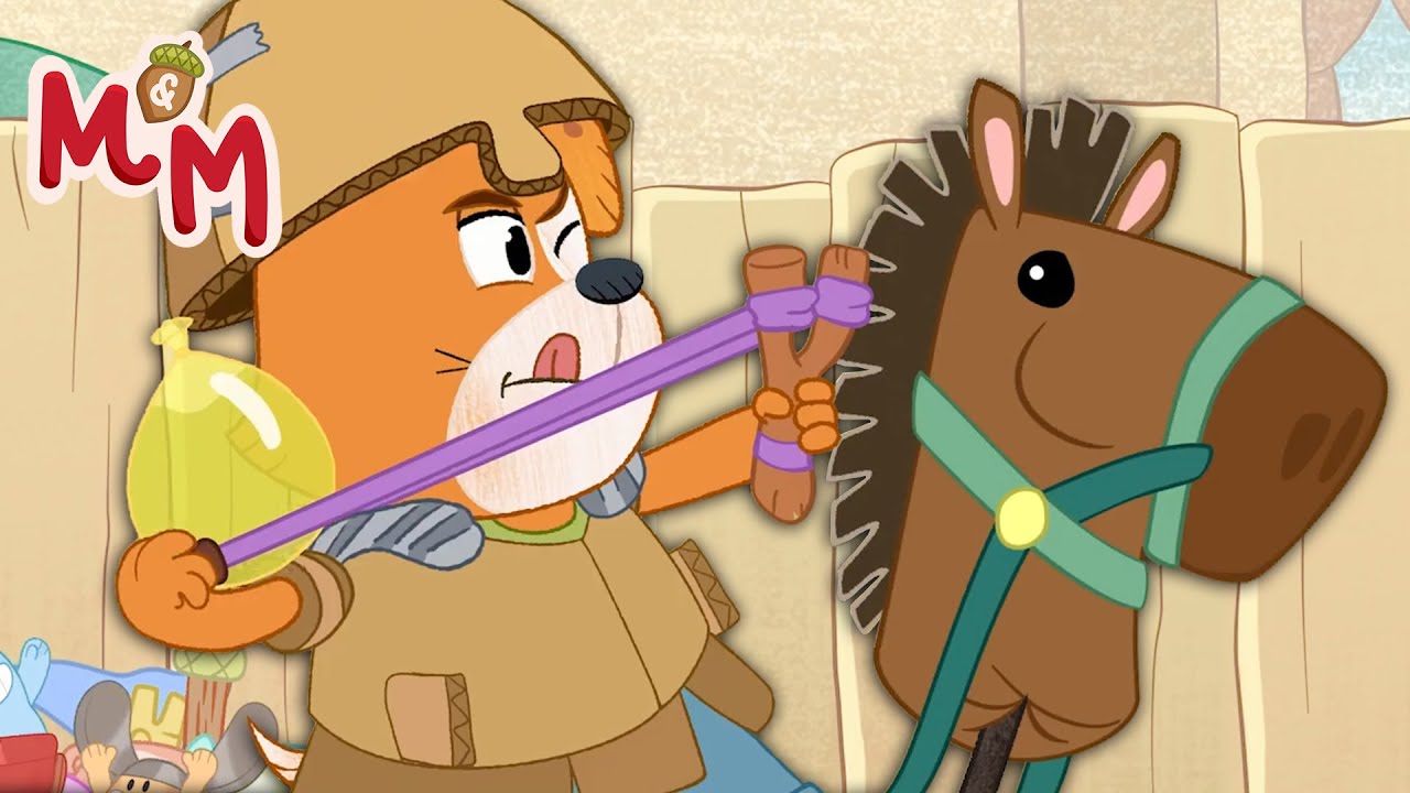 Max & Maple Have a Water Balloon Battle! | Max & Maple: The Can-Do Kids
