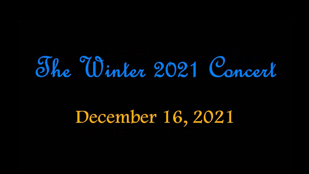Hawthorn Academy Winter 2021 Concert