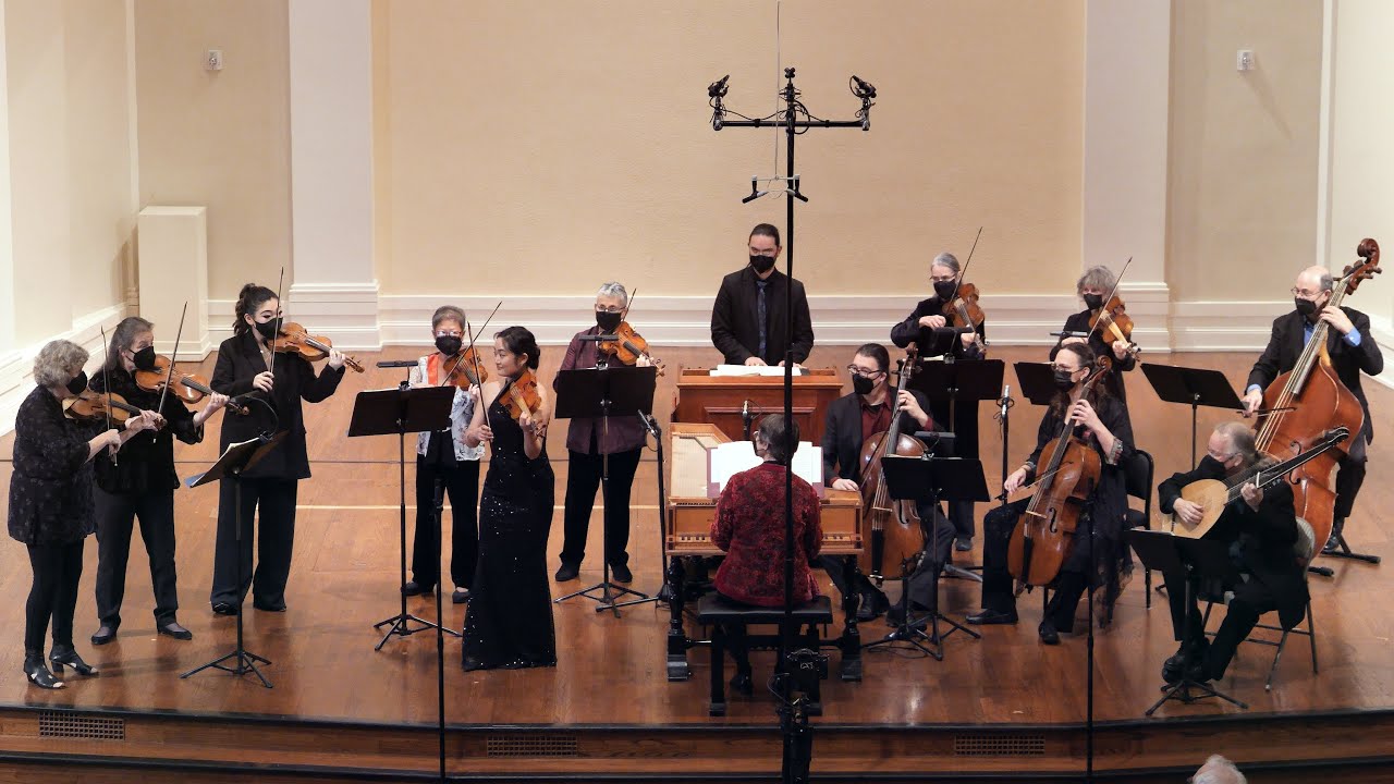 Vivaldi: Violin Concerto in G Minor RV 317, I. Allegro, YuEun Kim, baroque violin Voices of Music 8K