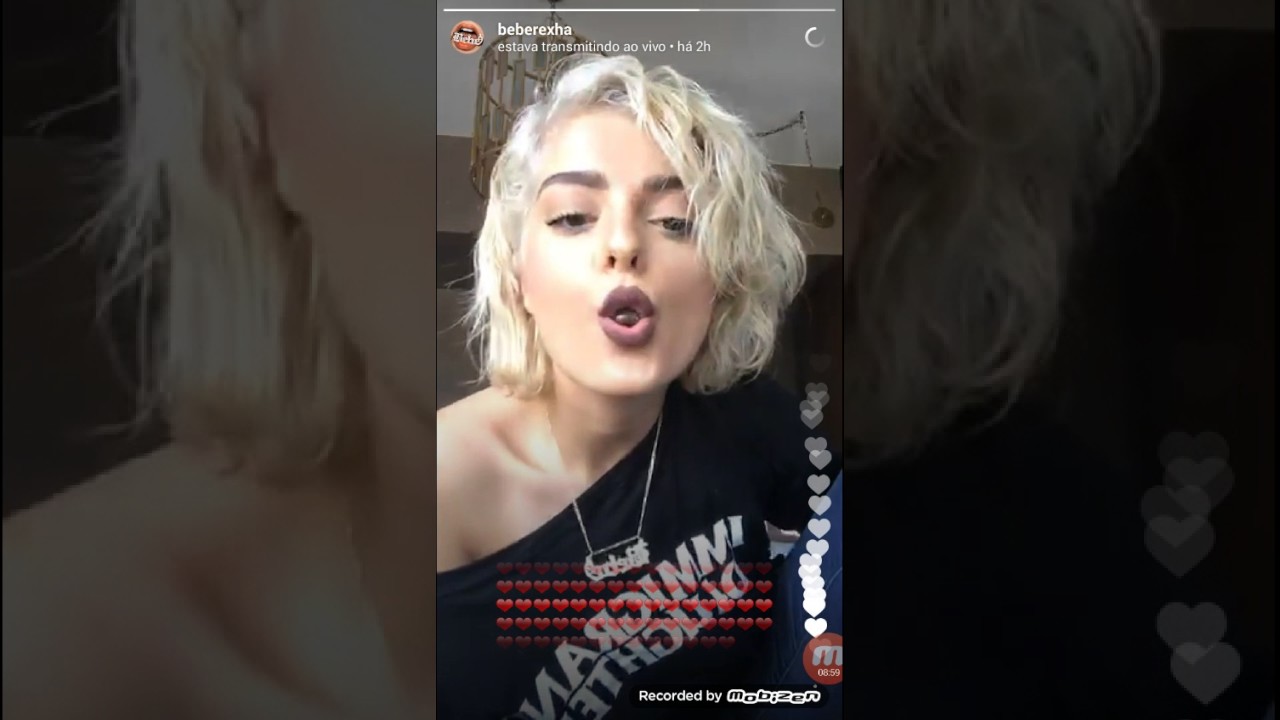 BEBE REXHA SINGING OPERA ON HER INSTAGRAM LIVE