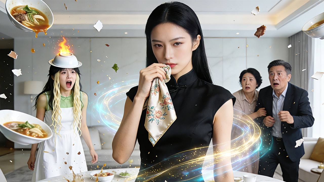 庆功宴上全家逼女孩签0.001%股份协议，女孩掀起整桌菜砸向他们。绿茶妹妹尖叫时，我擦擦嘴：“牢里新学的隔空怼人术，还附赠剩菜扣头服务哦。”#女频#甜宠#复仇#重生