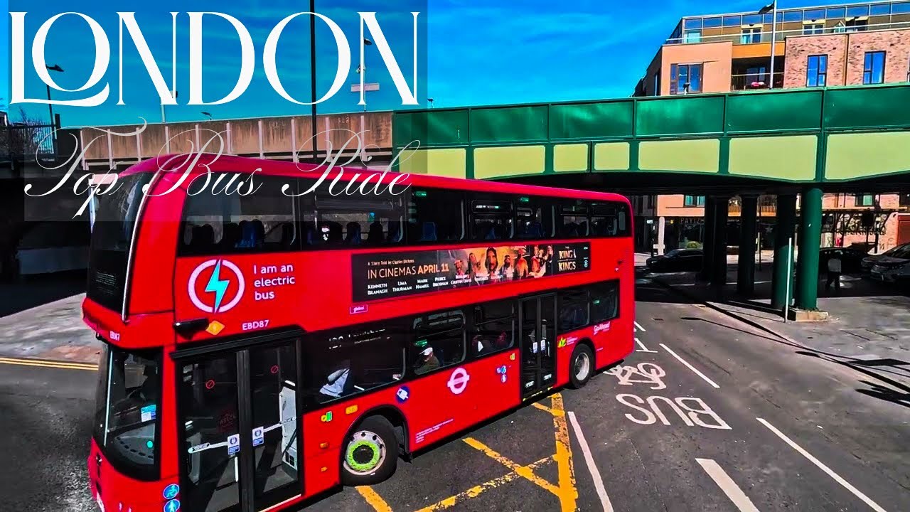 🎧 ASMR London’s Riverside & Docklands Bus Ride