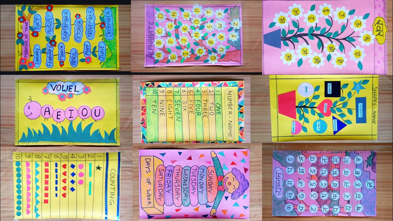 9 type chart ideas for primary school / class decoration ideas with chart paper