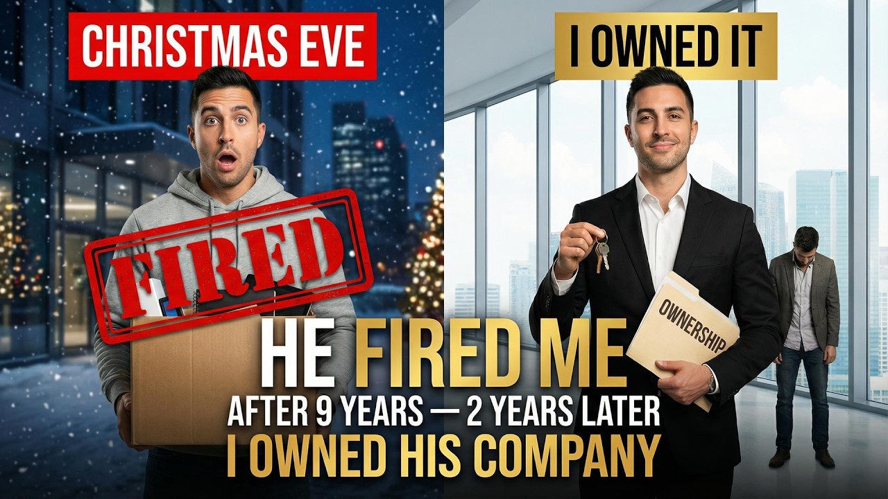 My Boss fired me on Christmas Eve — 2 Years Later I Owned His Company