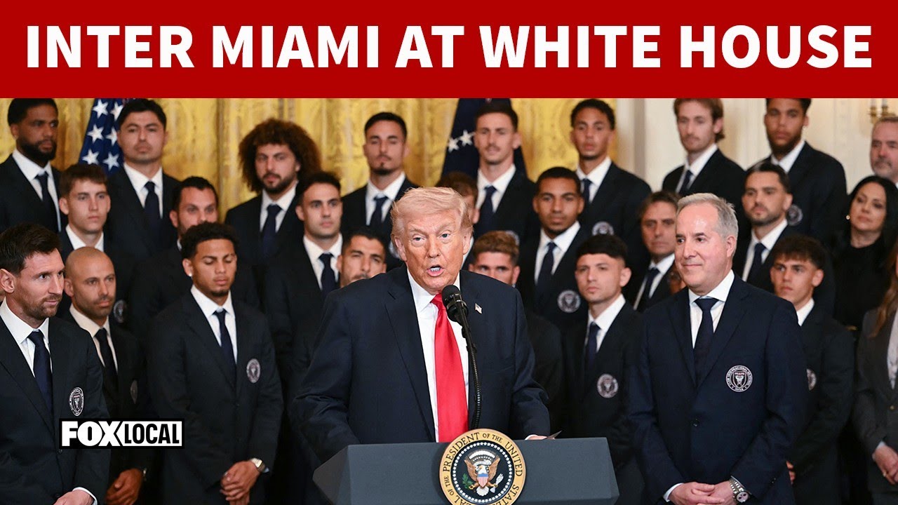 FULL: Trump hosts Messi, Inter Miami FC team at the White House