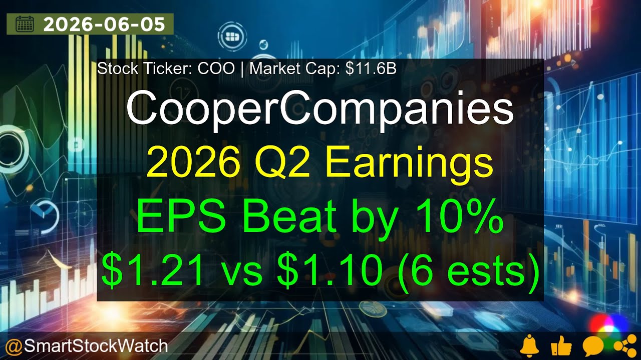 CooperCompanies (COO | 11,6 млрд долларов) - Анализ финансовых результатов за 2 квартал 2026 года