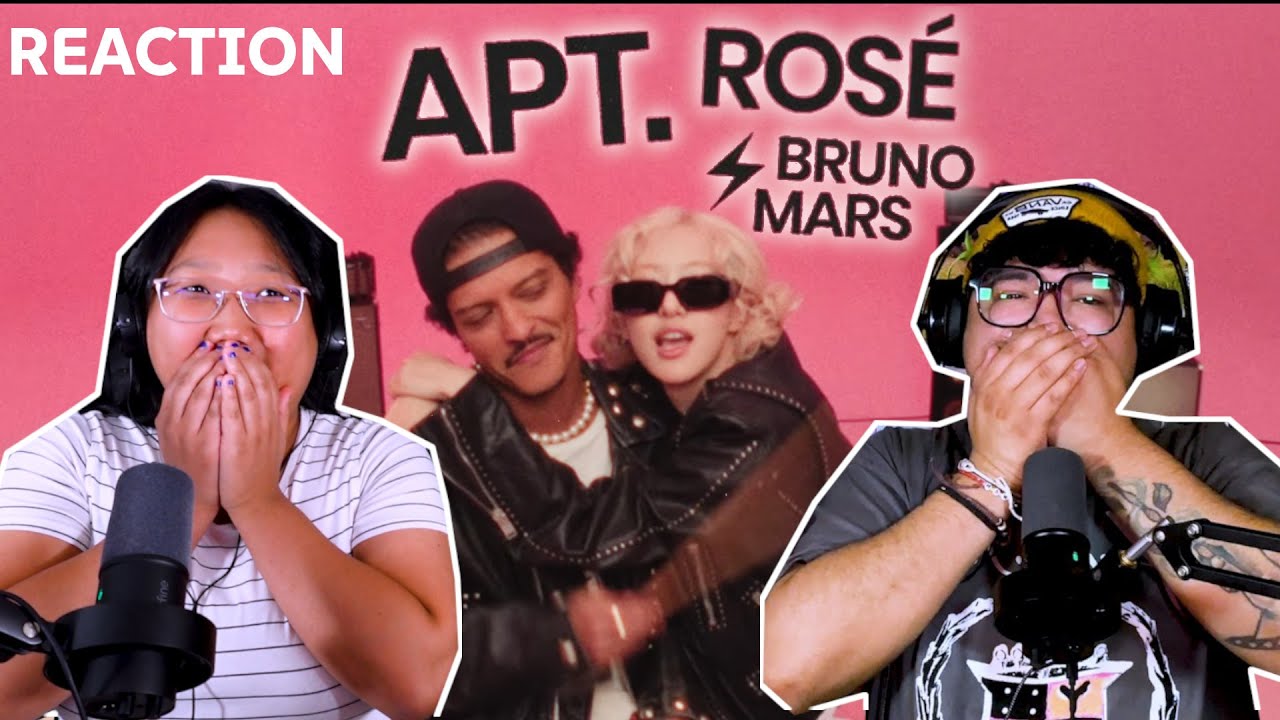 ROSÉ & Bruno Mars 'APT.' MV | REACTION!