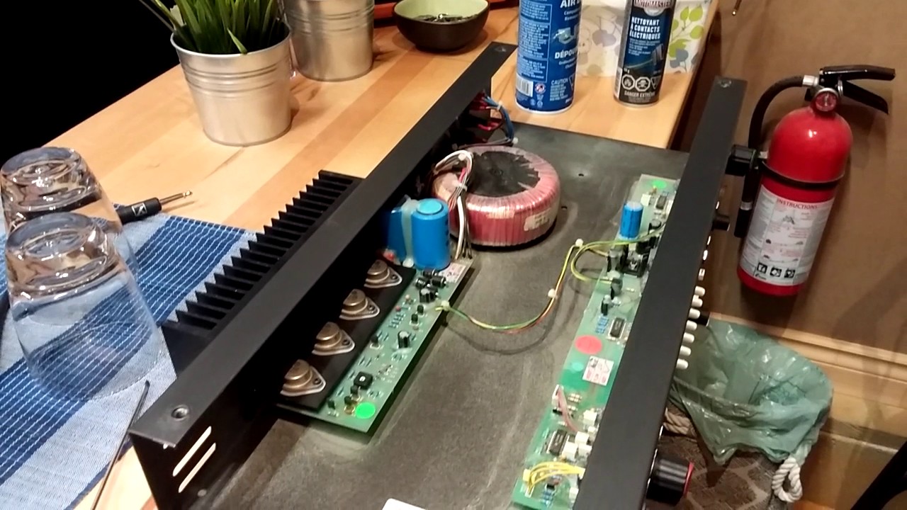 Removal of amplifier from Trace Elliott GP7SM 200 bass combo