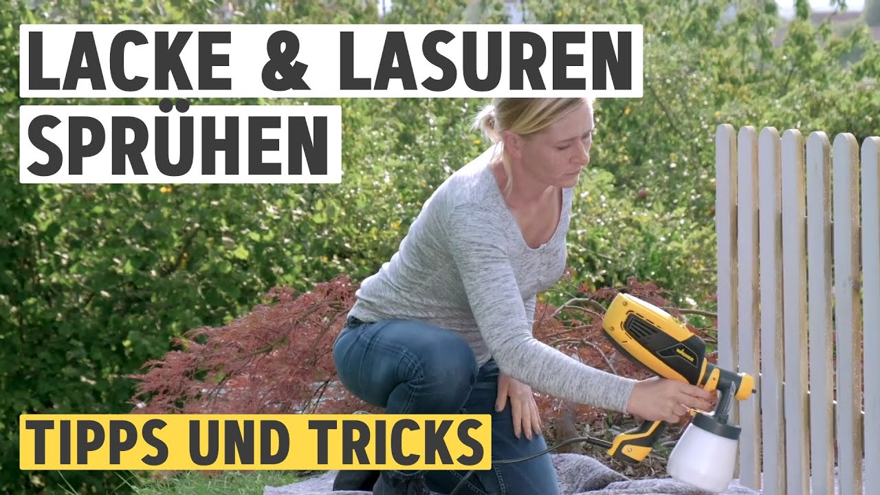 Tipps und Tricks beim Sprühen von Lacken und Lasuren | WAGNER